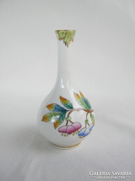 Retro ... Herend porcelain printed vase
