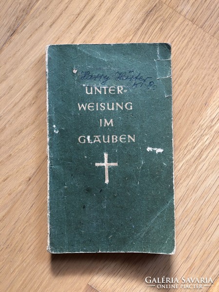 1955 - Old German religious book Luthers - Kleiner catechism