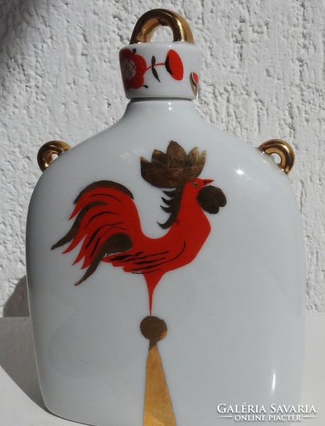 Lomonoszov butélia - pálinkás butykos - ritka, gyűjtői darab