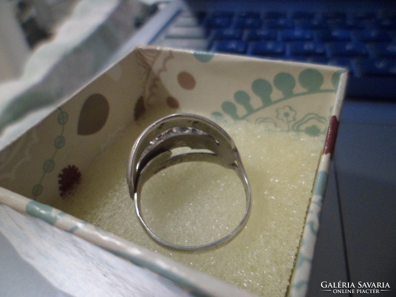 Régi türkizes ezüst gyűrű