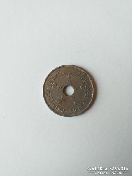 1911 Belgian cent Congo