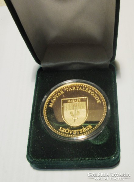 Bronze commemorative medal. Association of Hungarian Reserves, 42.5 mm pp design, back engravable