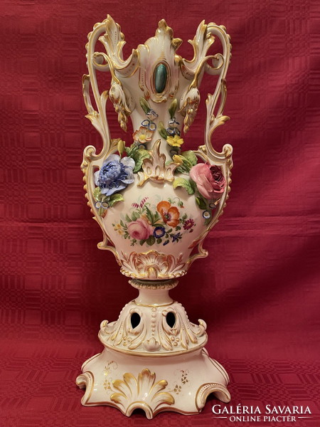 Old neo-rococo decorative vase 42,5cm !!!