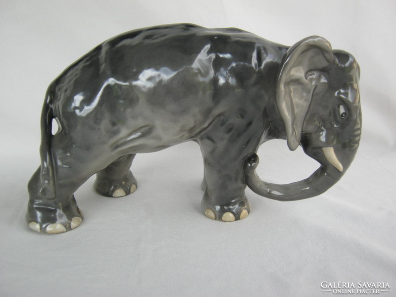 Retro ... Ceramic elephant large size 27 cm