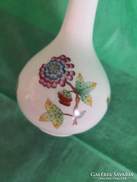 Herend vbo (victoria) porcelain vase, 15 cm, (victoria)