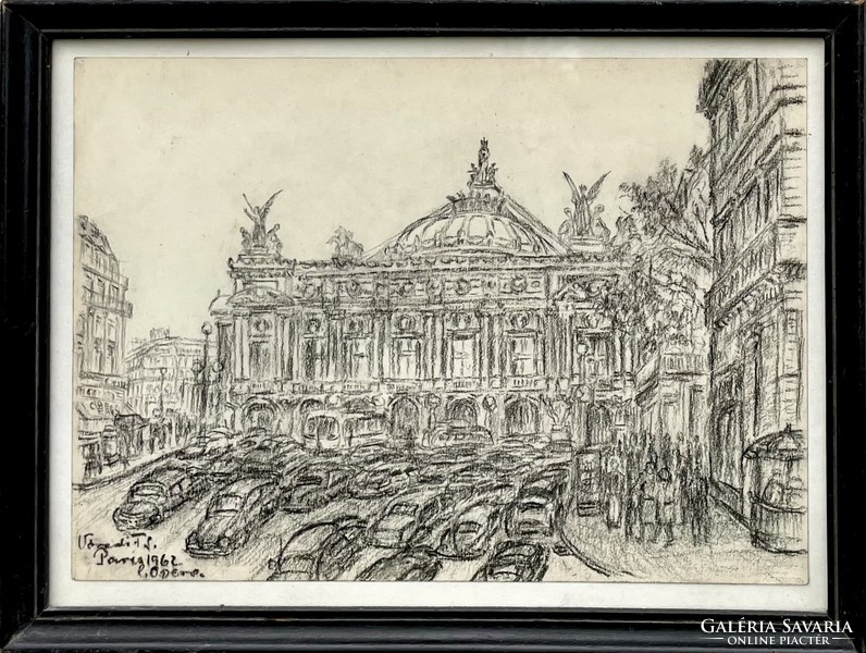 Oradea main sign: Paris, opera 1962