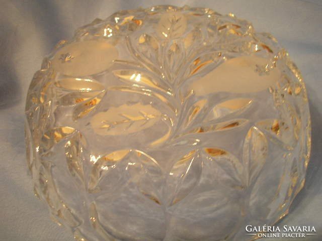 N4 polished glass serving bowl, scratch-free, perfect, 22x 7 cm high