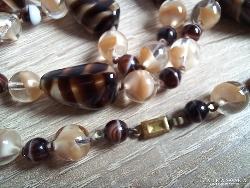 Vintage Czech glass necklace