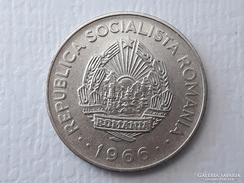 3 Lei 1966 érme - Román 3 lei 1966 Republica Socialista Romania külföldi pénzérme
