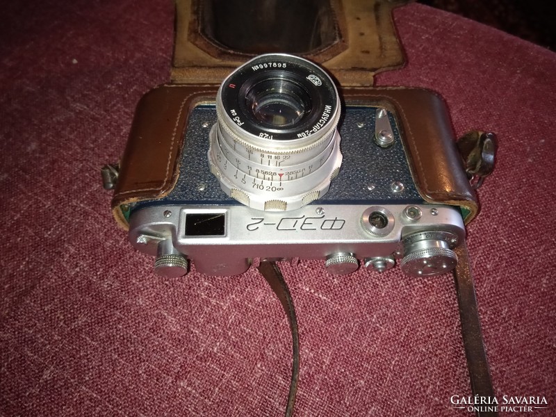 FED 2 kifogástalan állapotban és működéssel retro filmes fényképezőgép