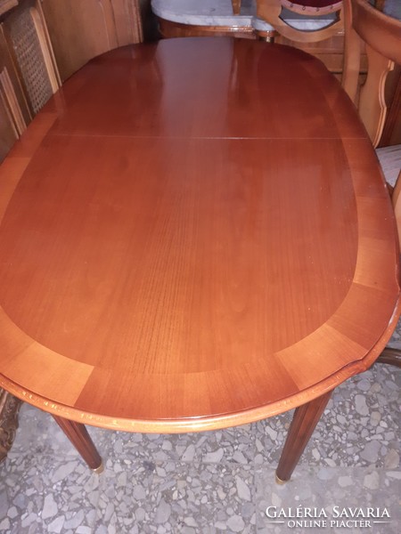 Warrings salzburg cherry folding dining table 120x75x76cm high