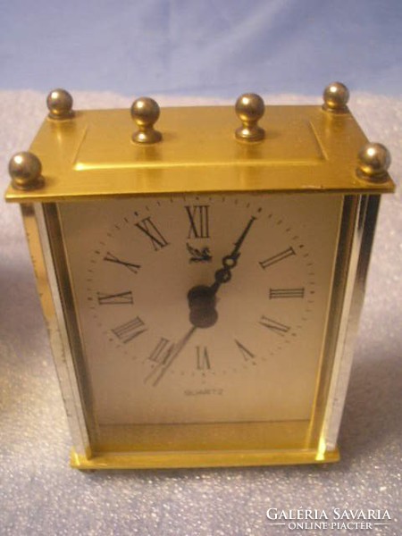 N3 retro 4-column ball stand consisting of a battery-operated precision furniture clock