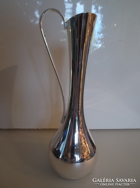 Vase - silver-plated - marked - German - 21 x 7.5 cm - retro - in box
