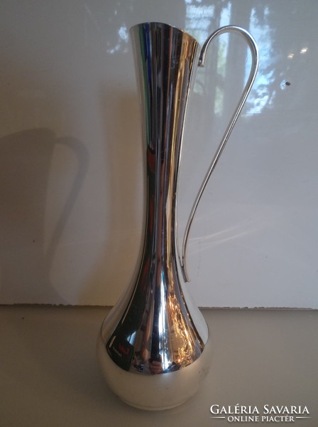 Vase - silver-plated - marked - German - 21 x 7.5 cm - retro - in box
