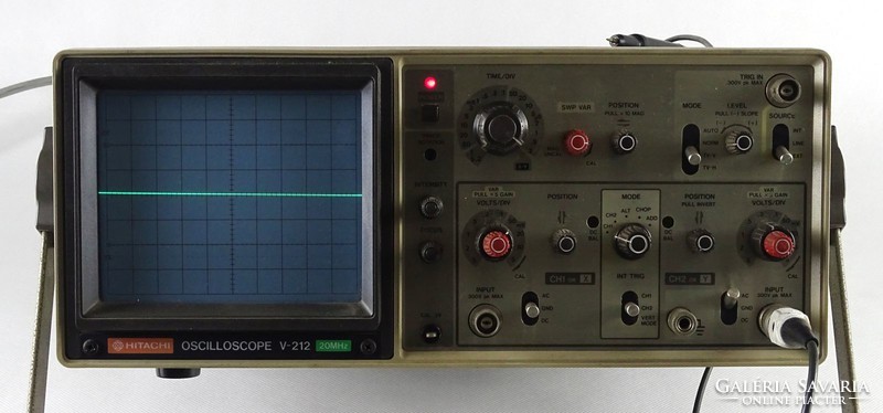 1I412 hitachi v-212 20 mhz oscilloscope