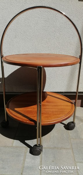 ﻿Retró design kerekes összecsukható zsúrkocsi. Alkudható!!