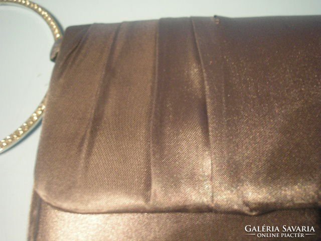 N7 theatrical silk envelope bag with silver decoration in new condition