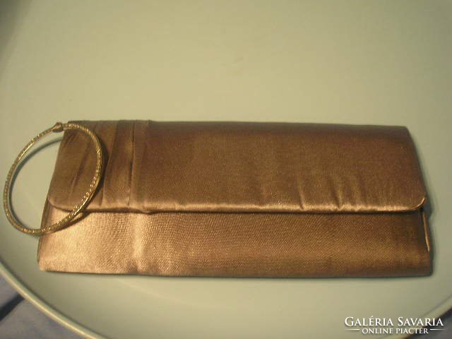 N7 Színházi selyem boríték táska,Ezüst színű díszítéssel újszerű állapotban
