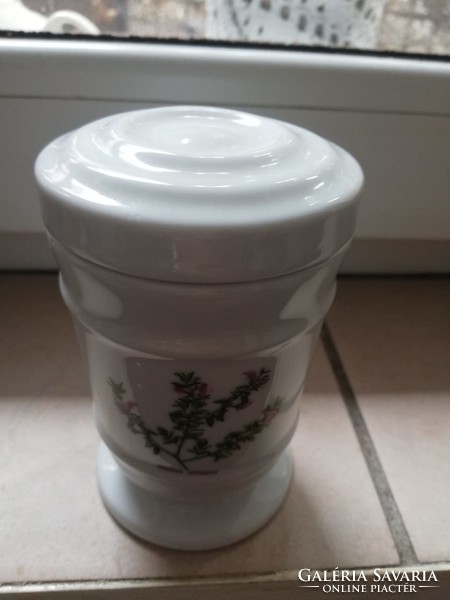 Porcelain pharmacy jar 11 cm