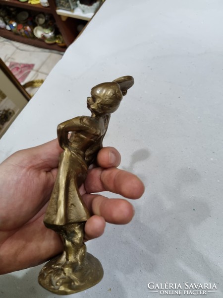 Old copper figurine