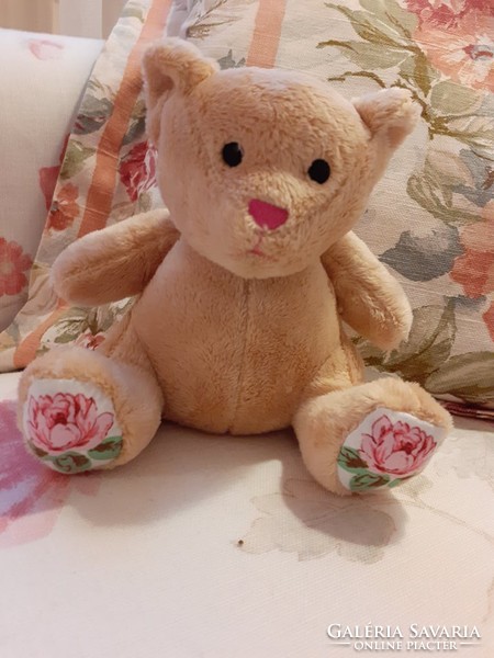 Teddy bear - teddy bear with pink soles