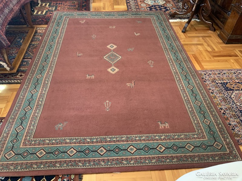 Egyiptomi 290x202cm puputeve mintás szőnyeg