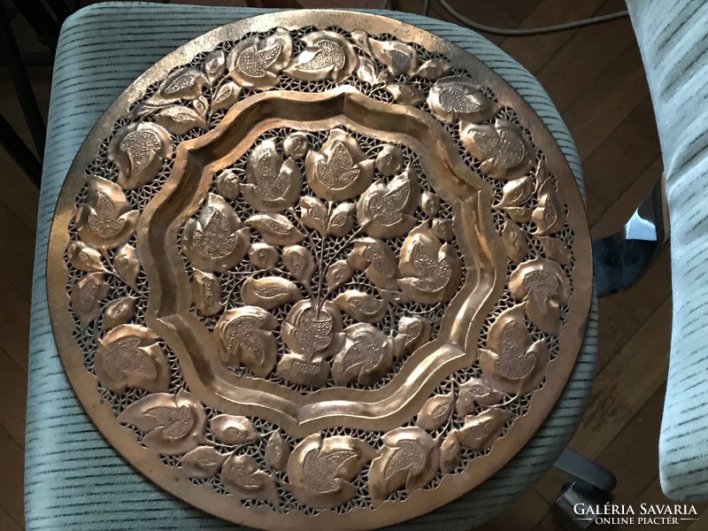 Beautiful copper wall bowl.