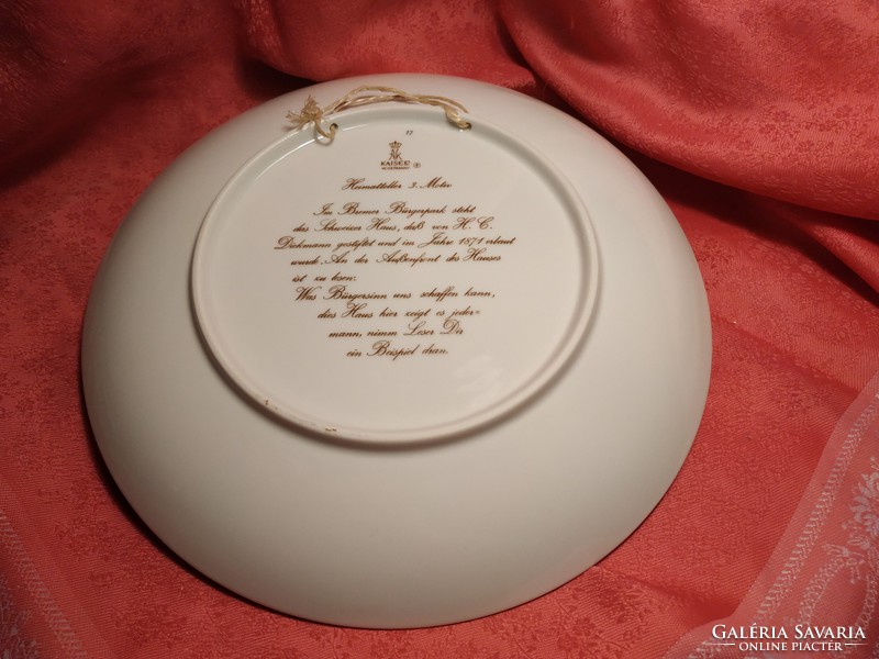 Gyönyörű Kaiser porcelán tál, tányér