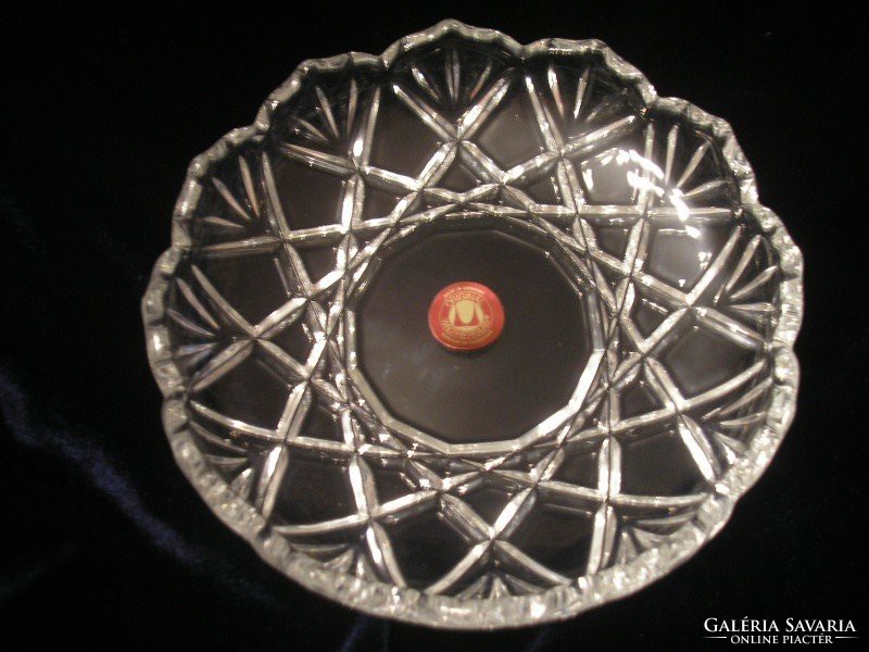 Waltherglas original marked polished jewelry, hazelnut, candy, offering 18 cm flawless
