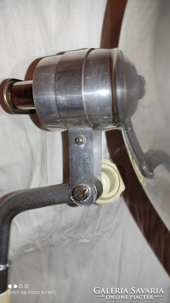 Vintage mid century industrial table lamp radiator kurt rosenthal Germany 1950s