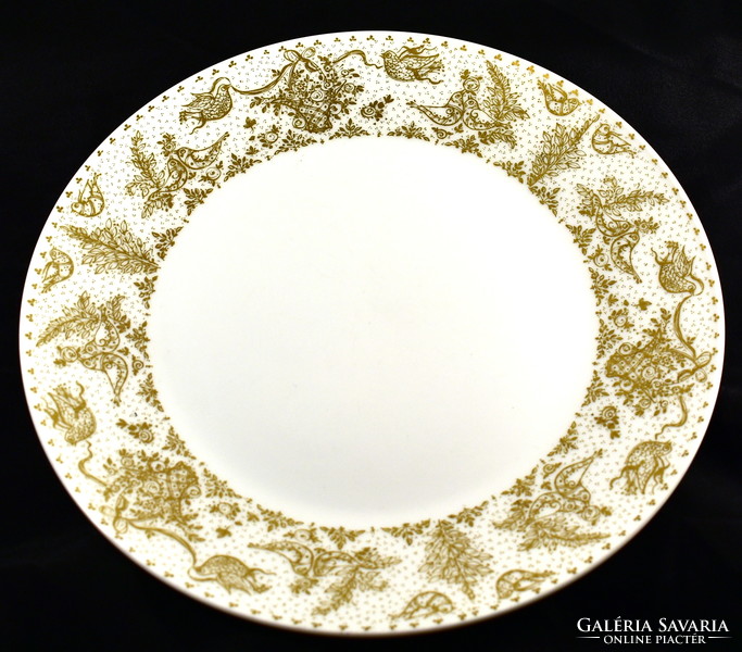 Fabulous gilded patterned rosenthal porcelain large serving bowl