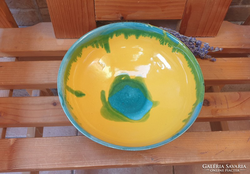 Laborcz monica pottery serving bowl