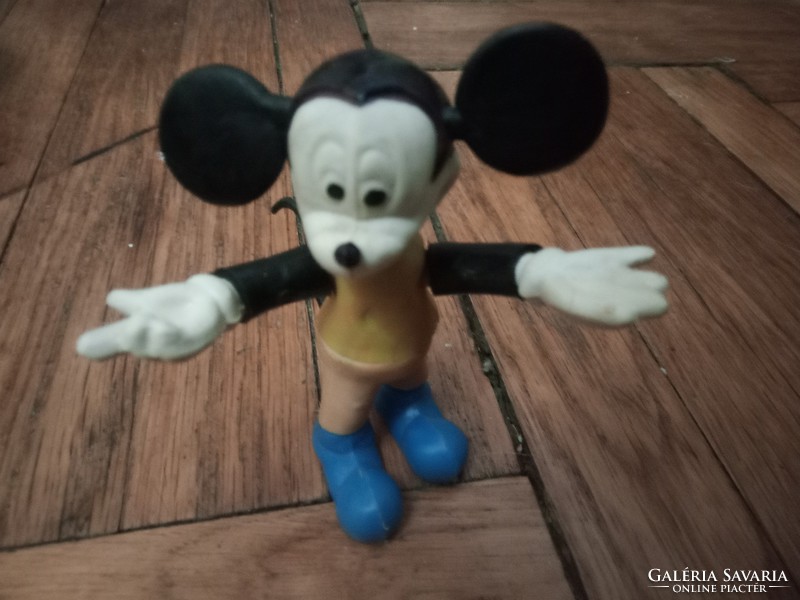 Mickey egér figura az 1960-70-es évekből ajándék két figurával