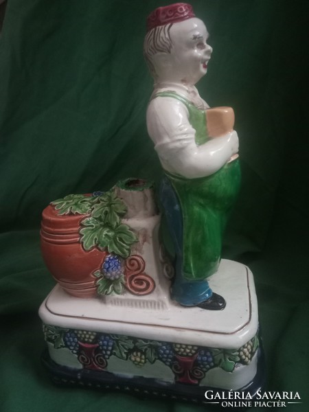 Very rare julius dressler figural candlestick from the 19th century. About the end of the 20th Sat. About the beginning