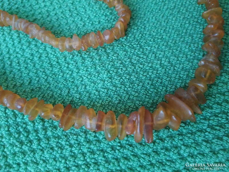 Old amber necklace
