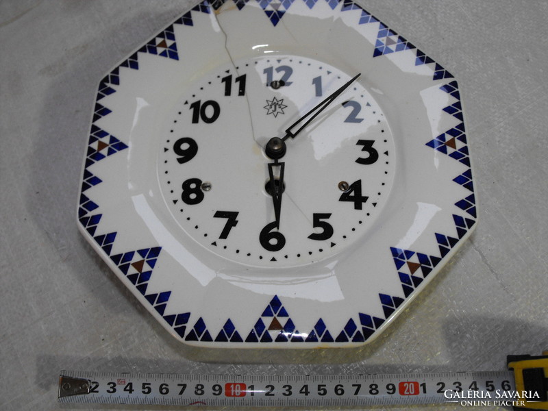 Junghaus porcelain wall clock