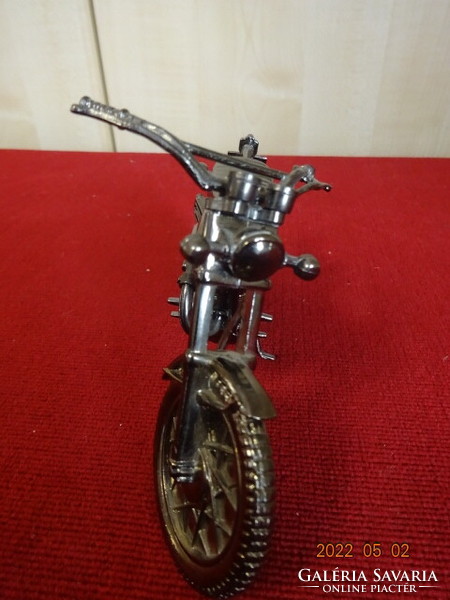 Yamaha motorkerékpár makett, fém öntvény, japán gyártmány. Vanneki! Jókai.
