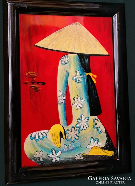 Fk/201 - art saigon (Asian handicraft product) - Vietnamese woman