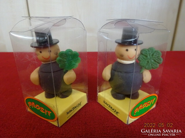 Marzipan figurines, fortune chimney sweep, two pieces for sale. He has! Jókai.