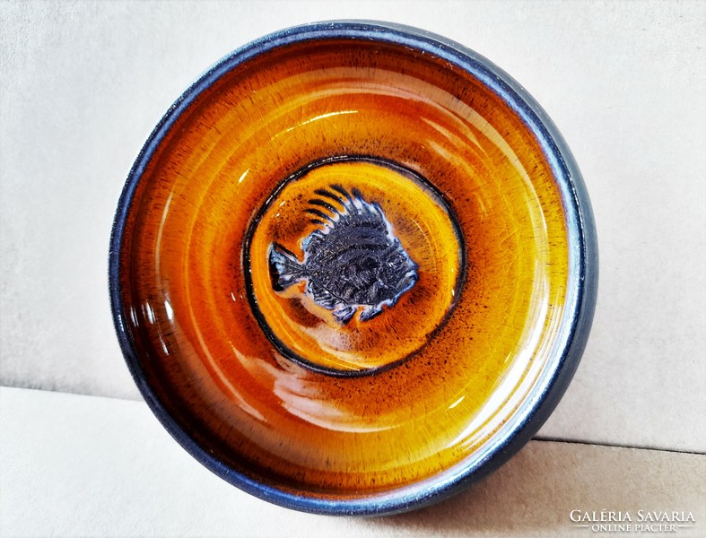 Ulla lonow - retro danish design ceramic decorative plate