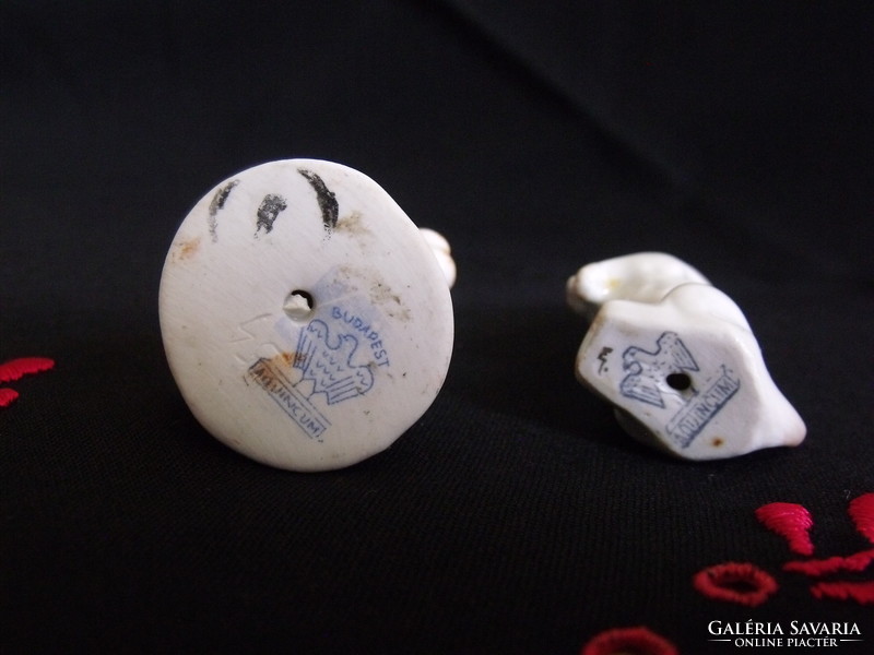 Aquincum miniatűr porcelán kutya  figura párban