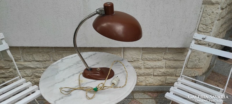 Retro workshop, office lamp, original in good condition. Bauhaus, marked desk lamp