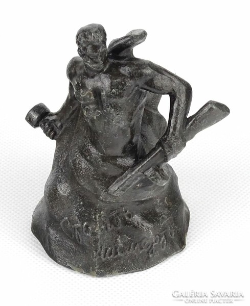 1I728 Sztálingrádi csata emlékmű ón szobor 10 cm