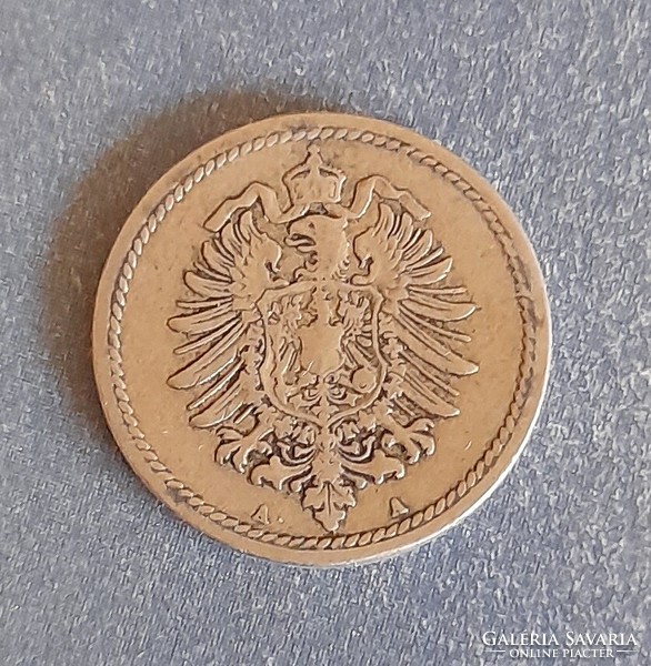 Németország - 5 pfenni 1875 A