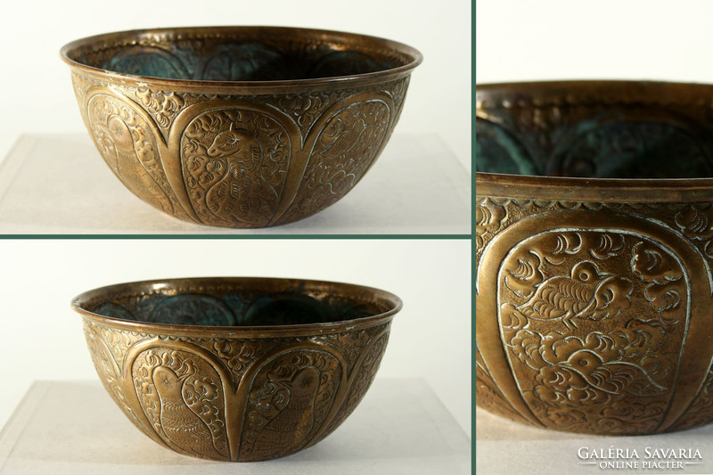 5pcs qajar copper pot pot bowl 13x6cm | Islamic Middle Eastern Persian Iran