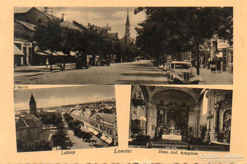 043 --- Running postcard Losonc 1940 (weinstock photo)