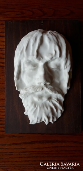 Biszkvit- porcelán relief falidísz - 30 cm x 20 cm