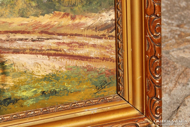 Szücs i .: Magasles - oil painting, framed