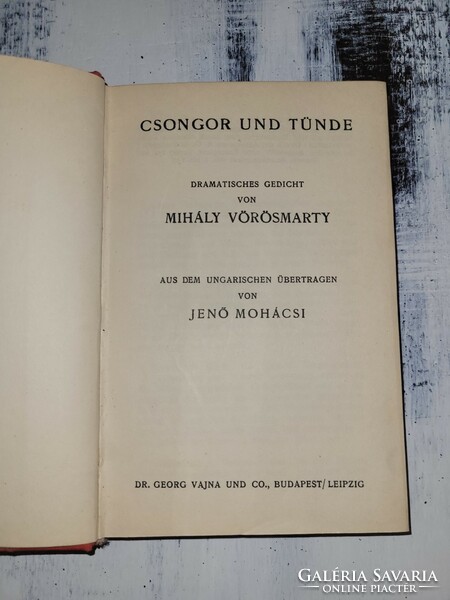 Michael Vörösmarty: csongor and elf, in German