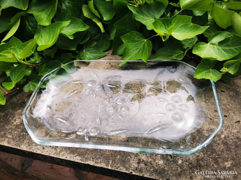 Decorative glass bowl, tray